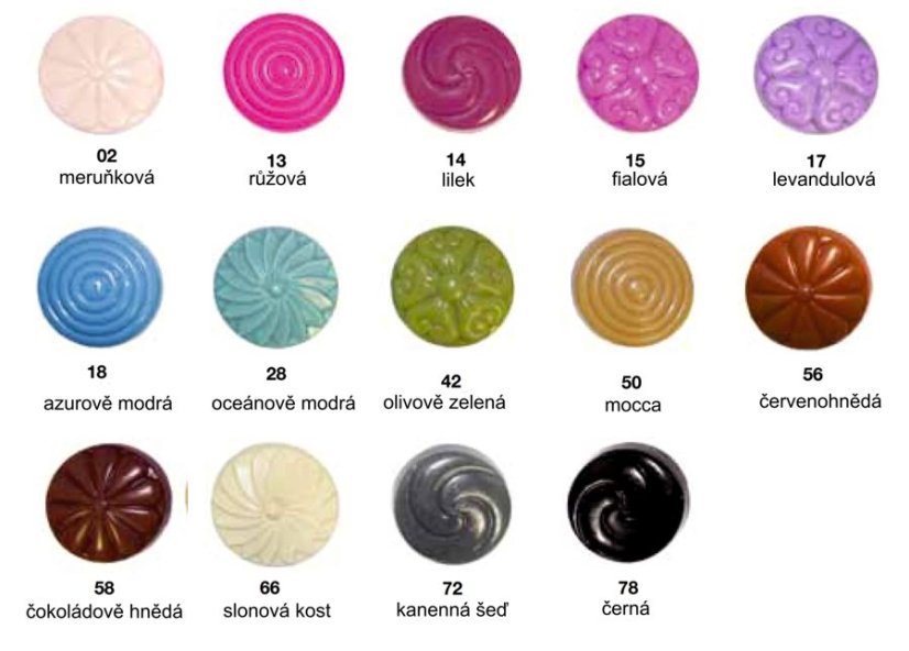 Slonová kost barva na mýdlo 10ml