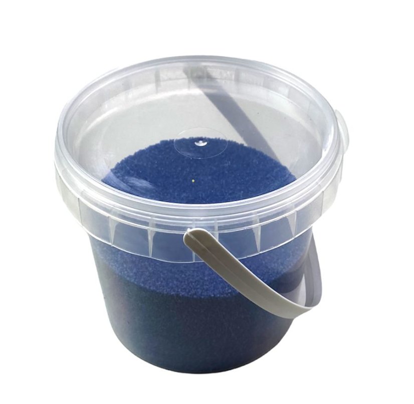 Křemičitý písek tmavě modrý 500g