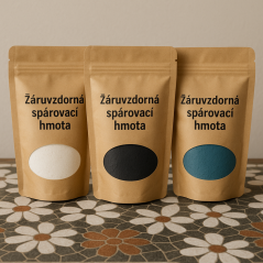 Žáruvzdorná spárovací hmota -béžová 250g