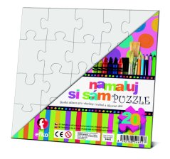 Čisté puzzle čtverec