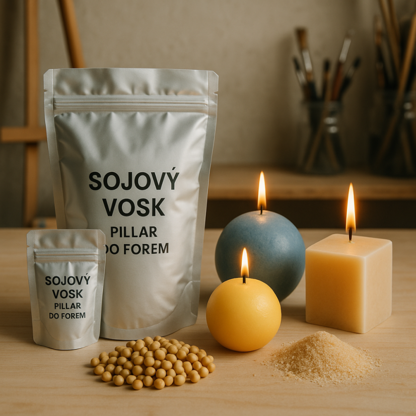 Sojový vosk Pillar do forem -1kg