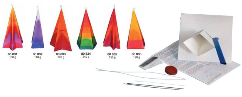 Pyramidová forma 4 hranná, 165mm