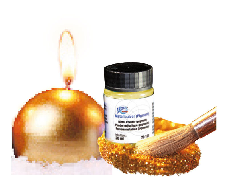 Metalický pigment 20g - stříbrný