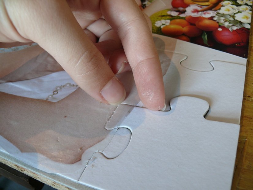 Čisté puzzle obdélník