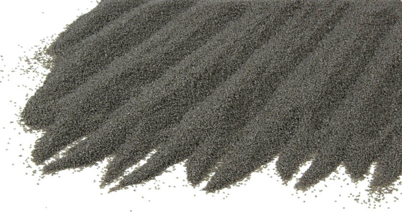 Křemičitý písek tmavě šedý 500g