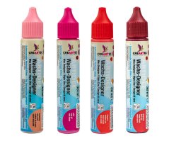 Lesklá laková barva na vosk 30ml-stříbrná