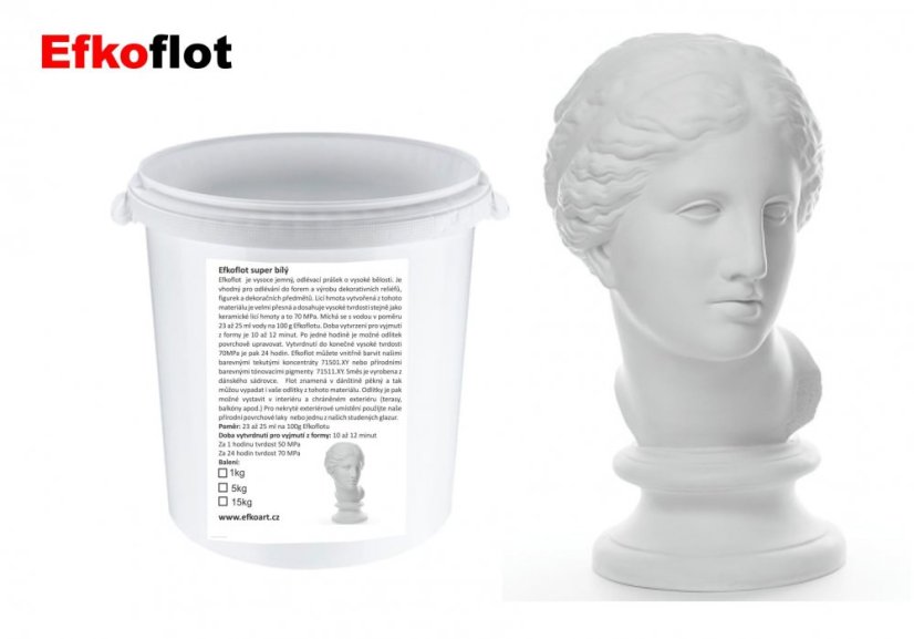 Efkoflot super bílý 5kg