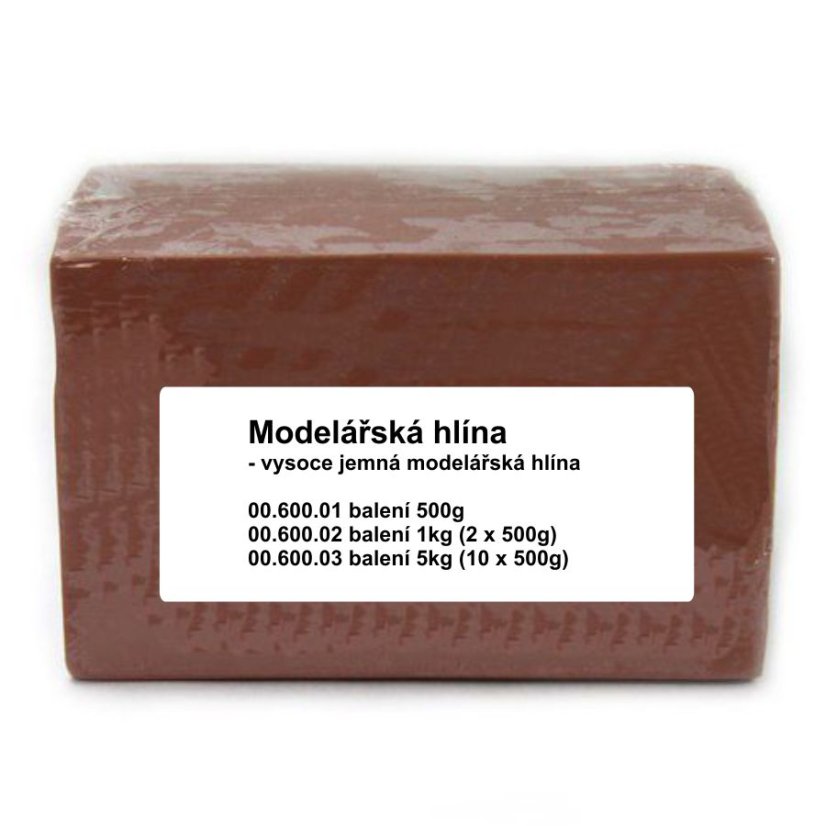 Modelovací sochařská hlína 10kg