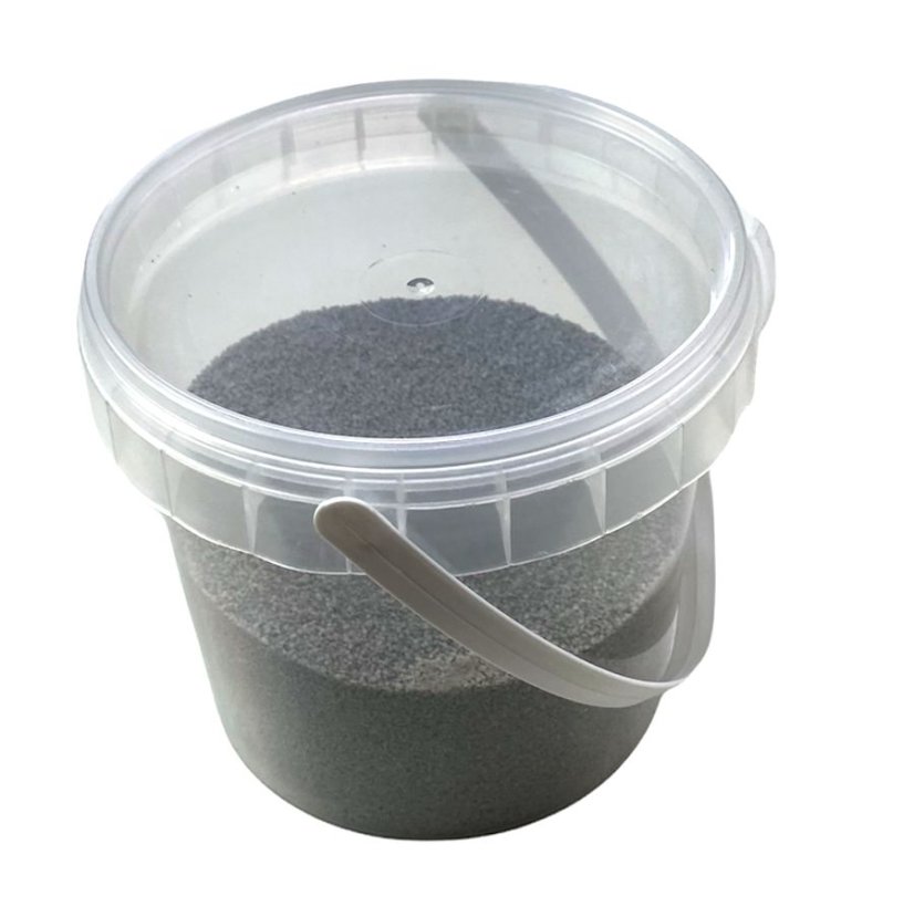 Křemičitý písek tmavě šedý 500g