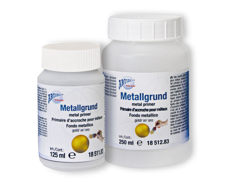 Metalický základ 125 ml - zlatá