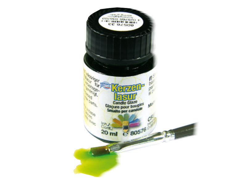 Lazura na vosk 20ml - sv.zelená