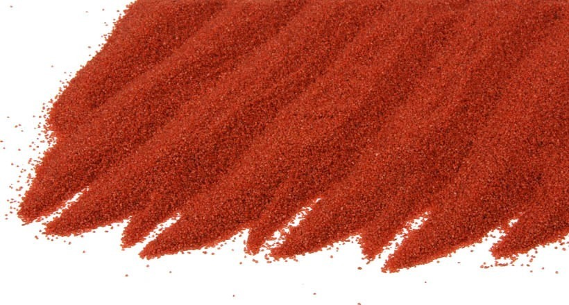 Křemičitý písek červený 1kg