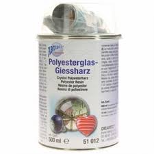 Křišťálová pryskyřice odlévací 500ml s tvrdidlem 10g