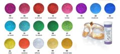 Dekorační třpytky- extra jemné sv.purpurová 100ml
