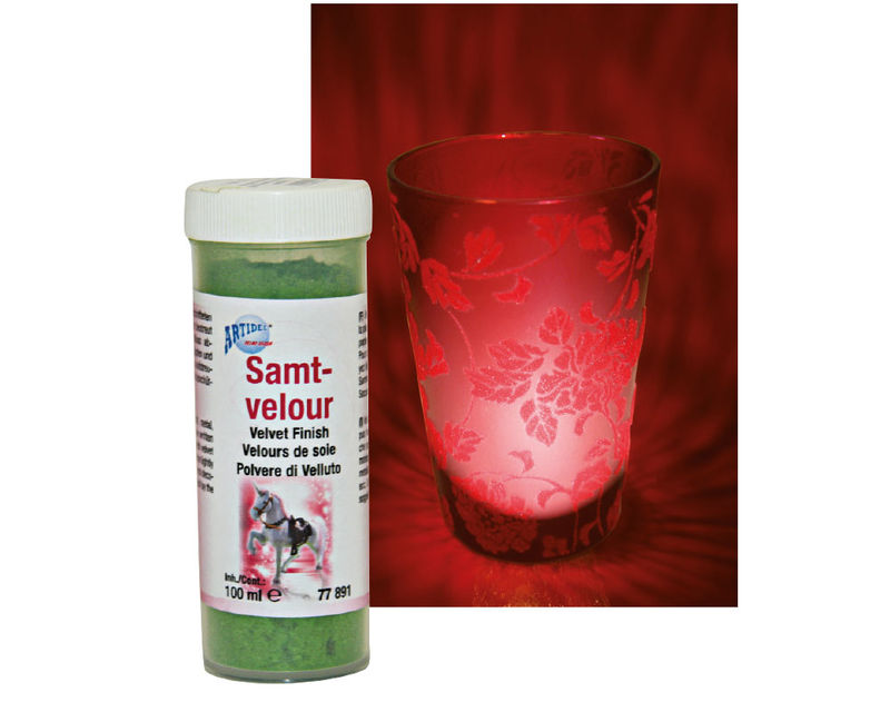 Sametový velur - sv.zelený 100ml
