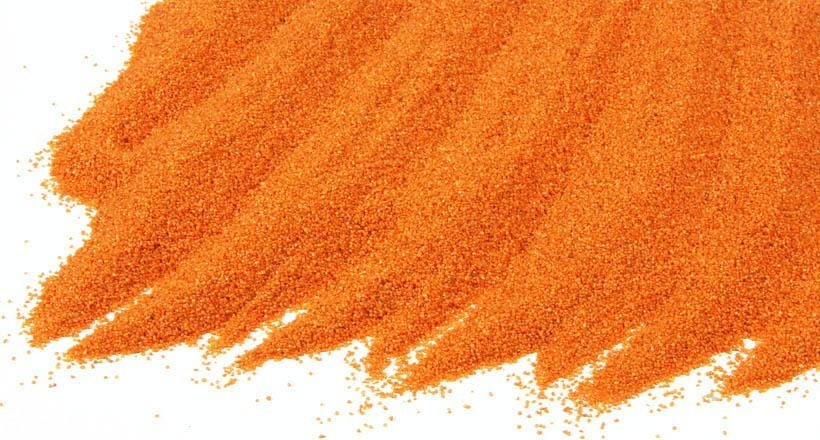 Křemičitý písek oranžový 500g