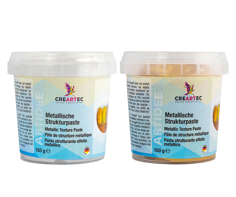 Pasta s kovovou strukturou 150g-dukátové zlato