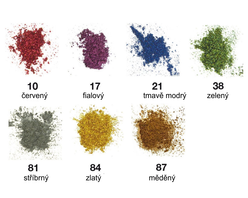 Metalický pigment 20g -tm.modrý